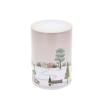 Kop & Kande Bastian kagedåse vinter woodrose 10 x 14,5 cm tilbud