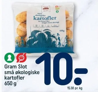 REMA 1000 Gram Slot små økologiske kartofler 650 g tilbud