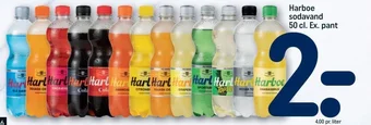 REMA 1000 Harboe sodavand 50 cl. Ex. pant tilbud