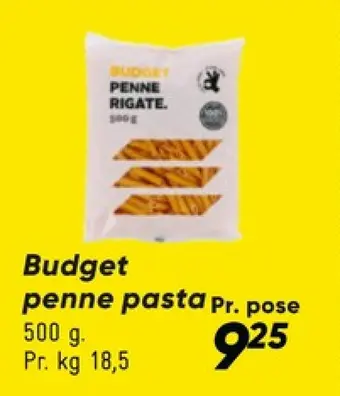 Bilka Budget pasta tilbud