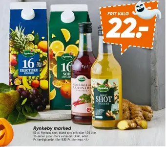 Bilka Rynkeby ingefærshot tilbud