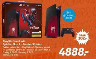 Bilka Playstation 5 spillekonsol tilbud