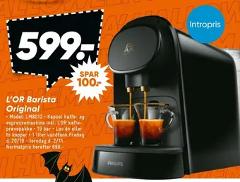 Bilka Lor espressomaskine tilbud