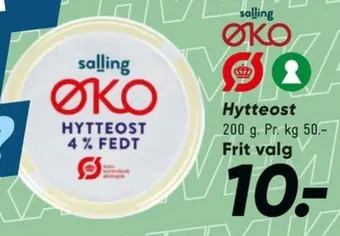 Bilka Salling øko hytteost tilbud
