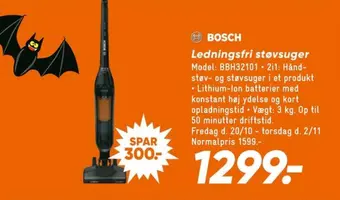 Bilka Bosch støvsuger tilbud