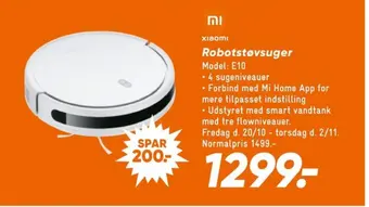 Bilka Xiaomi robotstøvsuger tilbud