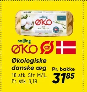 Bilka Salling øko æg m/l tilbud
