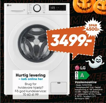 Bilka Lg vaskemaskine tilbud