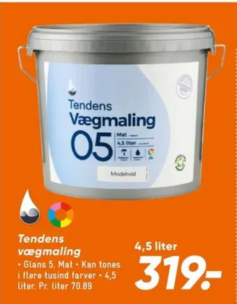 Bilka Tendens maling tilbud