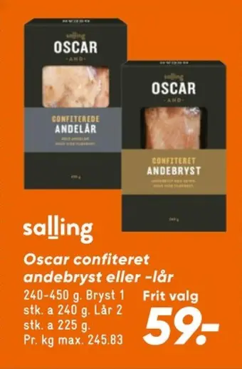 Bilka Oscar andebryst tilbud