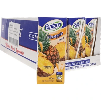 Motatos Fontana - ananasjuice brikker 27-pak tilbud