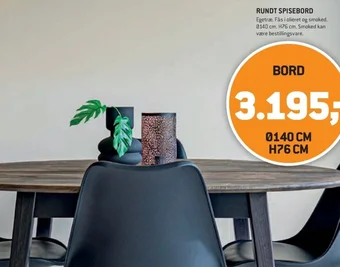 XL-BYG RUNDT SPISEBORD tilbud