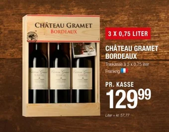 Poetzsch Padborg CHÂTEAU GRAMET BORDEAUX tilbud