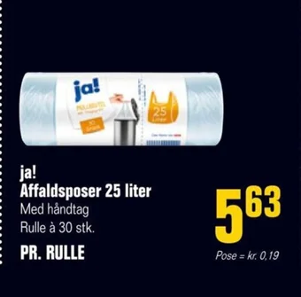 Poetzsch Padborg ja! Affaldsposer 25 liter tilbud