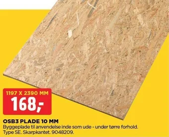 jem & fix OSB3 PLADE 10 MM tilbud