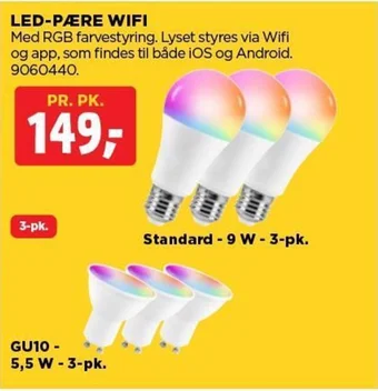 jem & fix LED-PÆRE WIFI tilbud