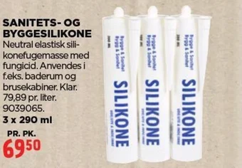jem & fix SANITETS- OG BYGGESILIKONE tilbud