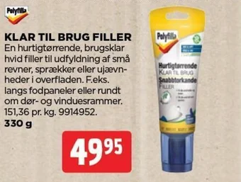 jem & fix KLAR TIL BRUG FILLER tilbud