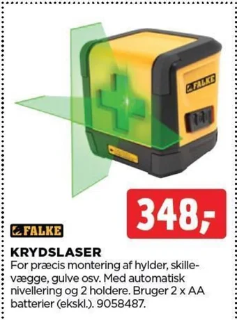 FALKE KRYDSLASER