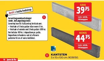 jem & fix KANTSTEN tilbud