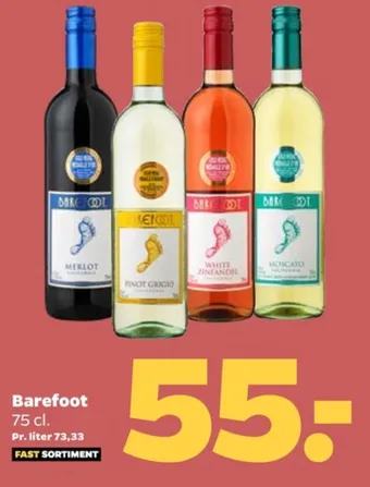 Netto Ukendt californisk rødvin tilbud