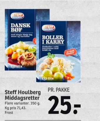 SPAR Steff houlberg dansk bøf med løg tilbud