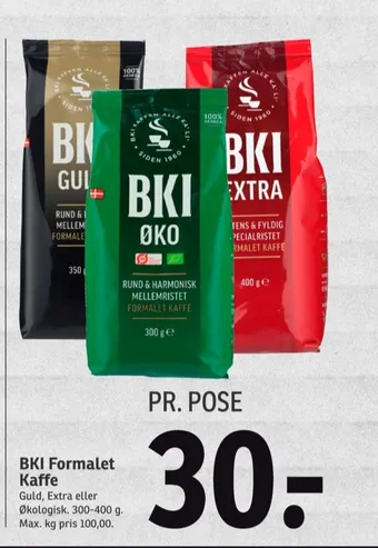 SPAR Guld kaffe formalet tilbud