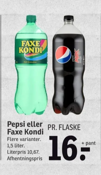 SPAR Faxe kondi sportssodavand tilbud