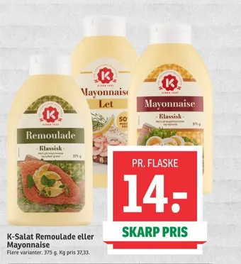 SPAR K-salat remoulade tilbud