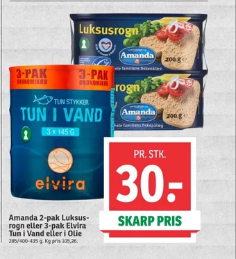 SPAR Amanda seafood torskerogn tilbud