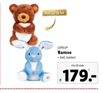 Lidl LUPILU Bamse tilbud
