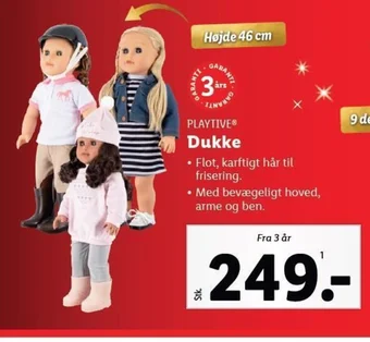 Lidl PLAYTIVE Dukke tilbud
