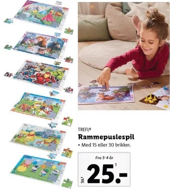 Lidl Rammepuslespil tilbud