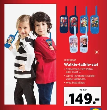 Lidl Walkie-talkie-sæt tilbud