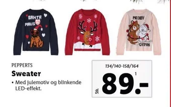 Lidl PEPPERTS Sweater tilbud
