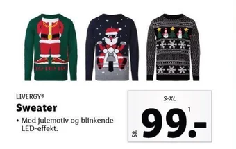Lidl LIVERGY Sweater tilbud