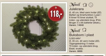 Harald Nyborg Nowel Julekrans tilbud