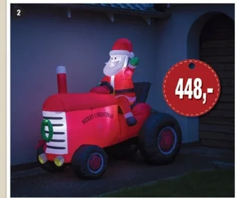 Julemand på traktor 0,020 kWh