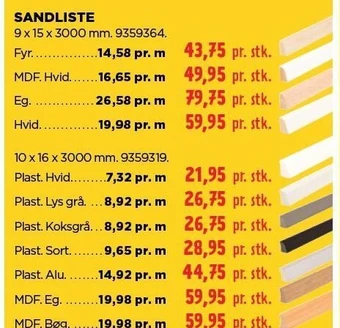 jem & fix Sandliste tilbud