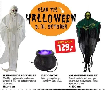 jem & fix Hængende, røggryde eller hængende skelet tilbud