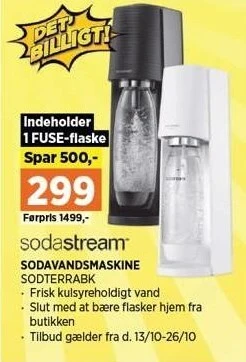 Power Sodavandsmaskine tilbud