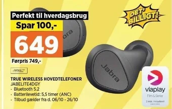 Power True wireless hovedtelefoner tilbud