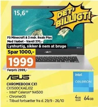 Power Chromebook cx1 tilbud