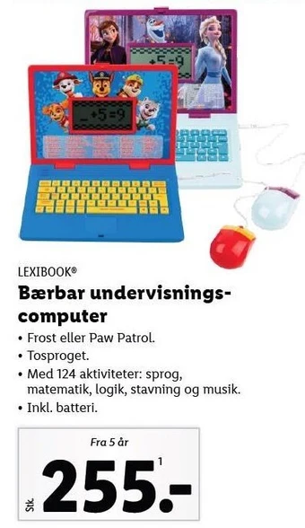 Lidl Bærbar undervisningscomputer tilbud