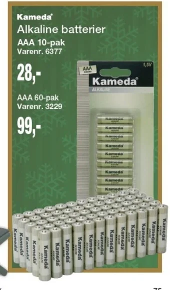 Harald Nyborg Kameda Alkaline batterier tilbud
