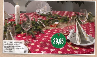 Harald Nyborg Dug med julemotiv tilbud