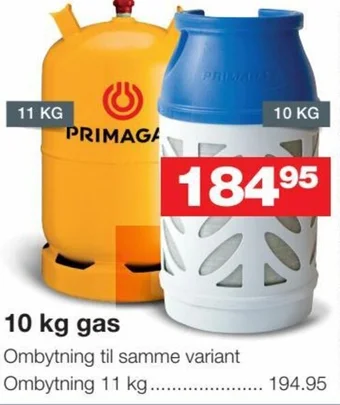 Bauhaus 10 kg gas tilbud