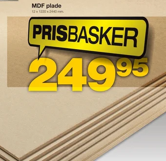Bauhaus MDF plade tilbud