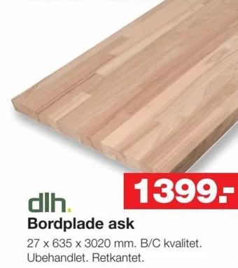 Bauhaus dlh. Bordplade ask tilbud