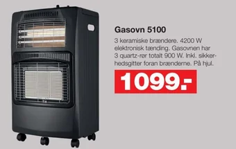 Bauhaus Gasovn 5100 tilbud